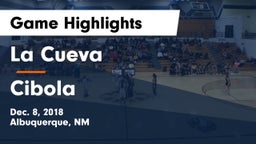 La Cueva  vs Cibola  Game Highlights - Dec. 8, 2018