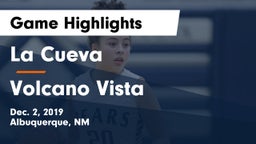 La Cueva  vs Volcano Vista  Game Highlights - Dec. 2, 2019