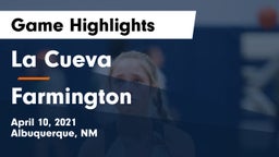 La Cueva  vs Farmington Game Highlights - April 10, 2021