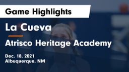 La Cueva  vs Atrisco Heritage Academy  Game Highlights - Dec. 18, 2021