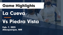 La Cueva  vs Vs Piedra Vista Game Highlights - Feb. 7, 2023