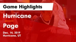Hurricane  vs Page  Game Highlights - Dec. 14, 2019
