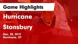 Hurricane  vs Stansbury  Game Highlights - Dec. 28, 2019