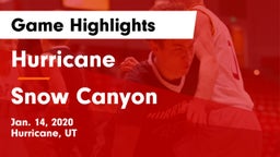 Hurricane  vs Snow Canyon  Game Highlights - Jan. 14, 2020