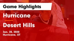Hurricane  vs Desert Hills  Game Highlights - Jan. 28, 2020