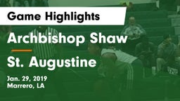 Archbishop Shaw  vs St. Augustine  Game Highlights - Jan. 29, 2019