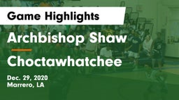 Archbishop Shaw  vs Choctawhatchee Game Highlights - Dec. 29, 2020