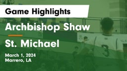 Archbishop Shaw  vs St. Michael  Game Highlights - March 1, 2024