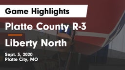 Platte County R-3 vs Liberty North  Game Highlights - Sept. 3, 2020