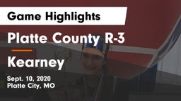 Platte County R-3 vs Kearney  Game Highlights - Sept. 10, 2020