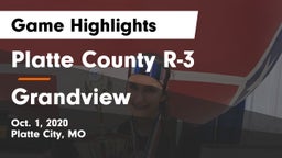 Platte County R-3 vs Grandview  Game Highlights - Oct. 1, 2020