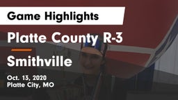 Platte County R-3 vs Smithville  Game Highlights - Oct. 13, 2020