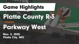 Platte County R-3 vs Parkway West Game Highlights - Nov. 5, 2020