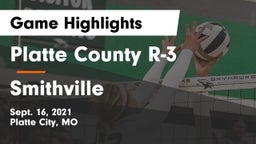 Platte County R-3 vs Smithville  Game Highlights - Sept. 16, 2021