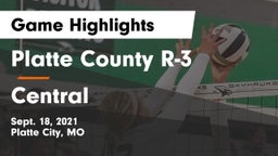 Platte County R-3 vs Central  Game Highlights - Sept. 18, 2021