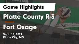 Platte County R-3 vs Fort Osage  Game Highlights - Sept. 18, 2021