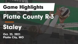 Platte County R-3 vs Staley  Game Highlights - Oct. 23, 2021