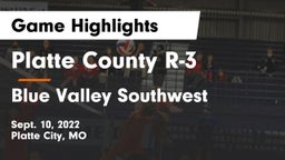 Platte County R-3 vs Blue Valley Southwest  Game Highlights - Sept. 10, 2022