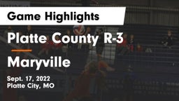 Platte County R-3 vs Maryville  Game Highlights - Sept. 17, 2022