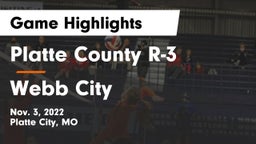 Platte County R-3 vs Webb City  Game Highlights - Nov. 3, 2022