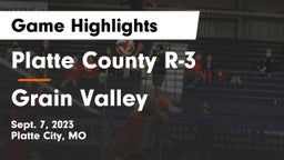 Platte County R-3 vs Grain Valley  Game Highlights - Sept. 7, 2023