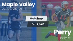 Matchup: Maple Valley vs. Perry  2016