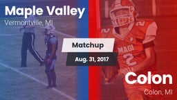 Matchup: Maple Valley vs. Colon  2017
