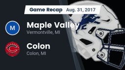 Recap: Maple Valley  vs. Colon  2017