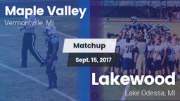 Matchup: Maple Valley vs. Lakewood  2017
