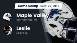Recap: Maple Valley  vs. Leslie  2017