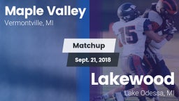 Matchup: Maple Valley vs. Lakewood  2018