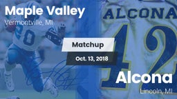 Matchup: Maple Valley vs. Alcona  2018