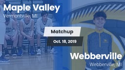 Matchup: Maple Valley vs. Webberville  2019