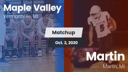 Matchup: Maple Valley vs. Martin  2020