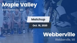 Matchup: Maple Valley vs. Webberville  2020