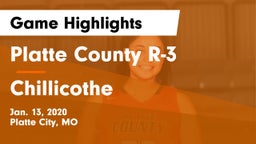 Platte County R-3 vs Chillicothe  Game Highlights - Jan. 13, 2020