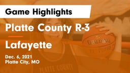 Platte County R-3 vs Lafayette  Game Highlights - Dec. 6, 2021
