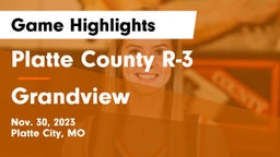 Platte County R-3 vs Grandview  Game Highlights - Nov. 30, 2023