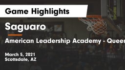 Saguaro  vs American Leadership Academy - Queen Creek Game Highlights - March 5, 2021