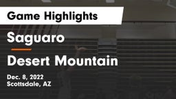 Saguaro  vs Desert Mountain  Game Highlights - Dec. 8, 2022