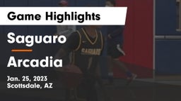Saguaro  vs Arcadia  Game Highlights - Jan. 25, 2023