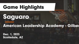 Saguaro  vs American Leadership Academy - Gilbert  Game Highlights - Dec. 1, 2023