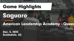Saguaro  vs American Leadership Academy - Queen Creek Game Highlights - Dec. 5, 2023