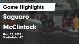 Saguaro  vs McClintock  Game Highlights - Dec. 26, 2023