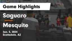 Saguaro  vs Mesquite  Game Highlights - Jan. 5, 2024