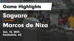Saguaro  vs Marcos de Niza  Game Highlights - Jan. 15, 2024