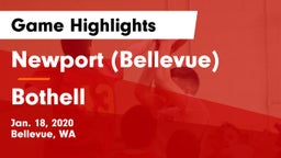 Newport  (Bellevue) vs Bothell  Game Highlights - Jan. 18, 2020