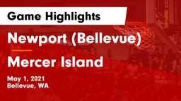 Newport  (Bellevue) vs Mercer Island  Game Highlights - May 1, 2021