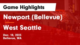 Newport  (Bellevue) vs West Seattle  Game Highlights - Dec. 18, 2023
