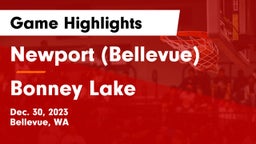 Newport  (Bellevue) vs Bonney Lake  Game Highlights - Dec. 30, 2023